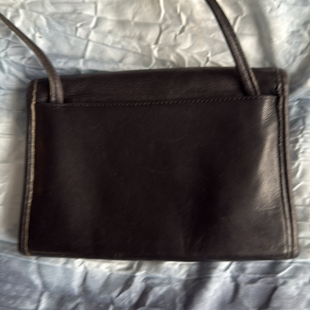 Coach Vintage Black Swing Wallet - 4843 Crossbody Leather Bag - Picture 11 of 11